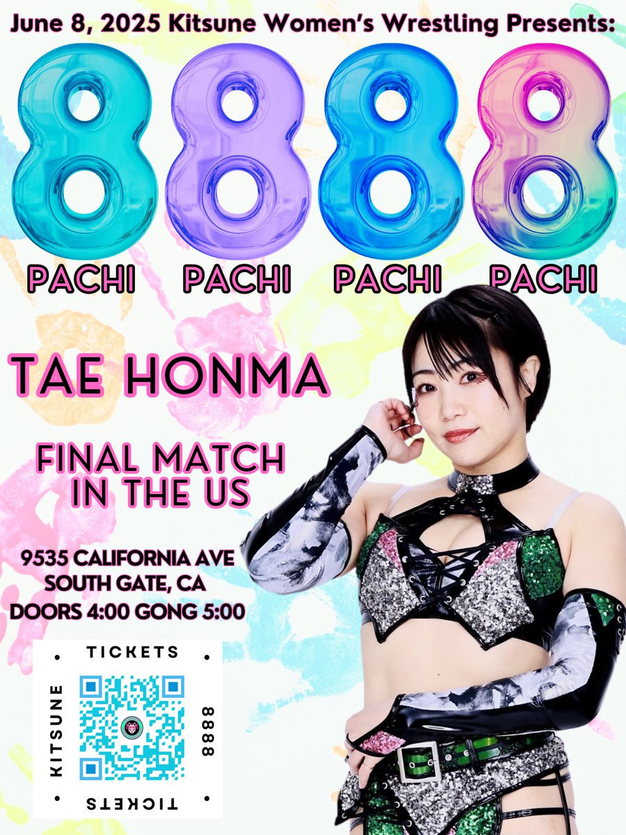 We were proud to be the first company to bring Tae Honma to America in 2023. We are also thankful to bring her over here for her final US Tour. We've gotten to know Tae over the years &amp; we can tell you that she's one of the kindest, most genuine people in wrestling. We're ready