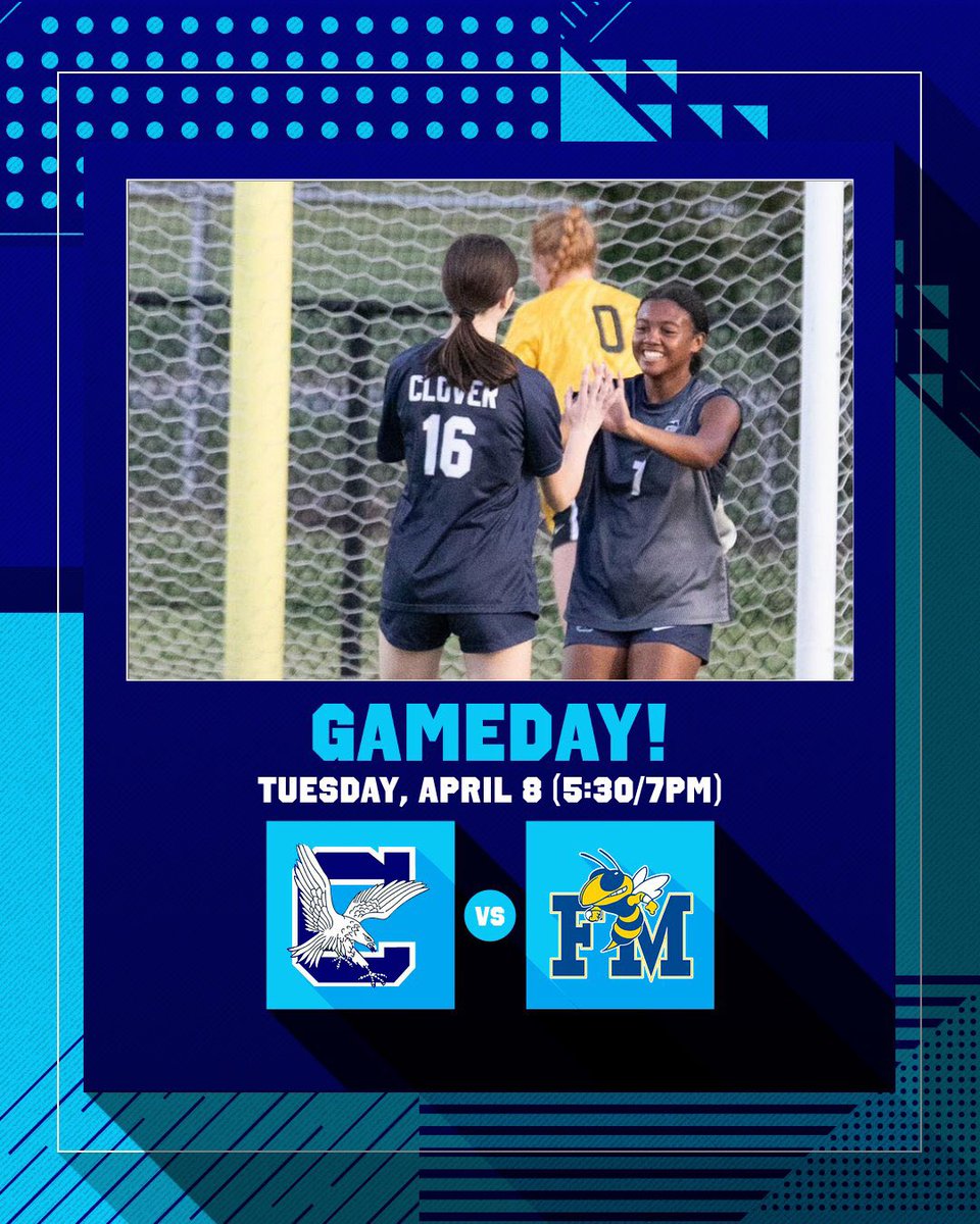 Clover Girls’ Soccer (@cloversoccerg) on Twitter photo The Lady Eagles take on Fort Mill tonight at Memorial Stadium. Kickoffs at 5:30 and 7PM. Tickets can be purchased on Hometown ticketing 🎟️
<a href="/BlueEagleAD/">BlueEagleAD</a> <a href="/9GC_BlueEagles/">9GC_BlueEagles</a> <a href="/CloverHigh/">Clover High School</a> <a href="/coachwoolbright/">Perry Woolbright</a> The Lady Eagles take on Fort Mill tonight at Memorial Stadium. Kickoffs at 5:30 and 7PM. Tickets can be purchased on Hometown ticketing 🎟️
<a href="/BlueEagleAD/">BlueEagleAD</a> <a href="/9GC_BlueEagles/">9GC_BlueEagles</a> <a href="/CloverHigh/">Clover High School</a> <a href="/coachwoolbright/">Perry Woolbright</a>