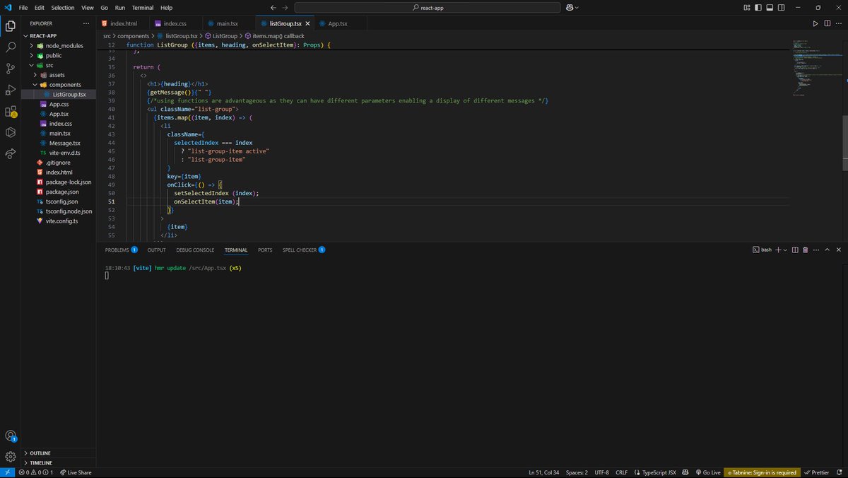 NgamSebast25758's tweet photo. Beginners react course I followed from YouTube
It's just a start but I know I'm heading somewhere.
Got a grip of manipulating components, Props, Hooks and more
#react #typescript #YouTube https://t.co/uViV6rhBiq