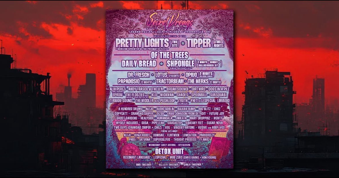 .<a href="/pushloopmusic/">Pushloop</a> and I are going to give <a href="/SecretDreamsOH/">SecretDreamsFest</a> the Back To Basics treatment in July!