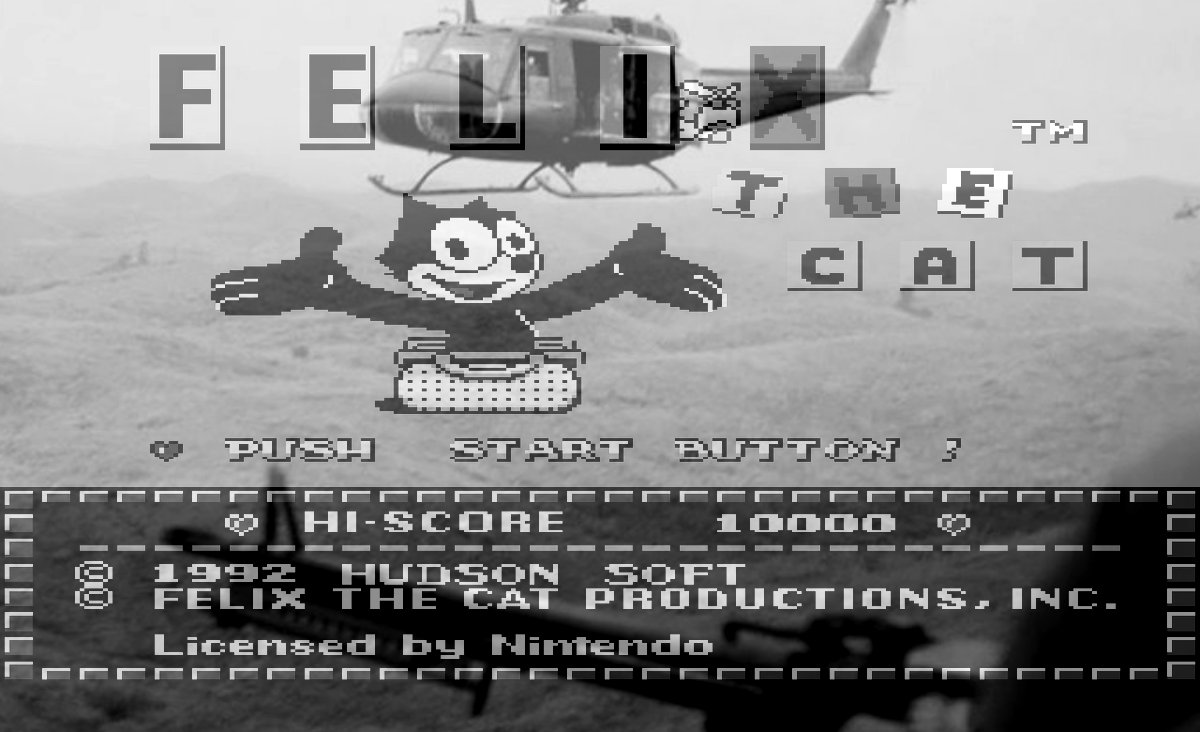 А вообще тем, кто играл в Кота Феликса на убитом черно-белом рекорде, рубине, таурусе, горизонте с помехами, мой большой привет