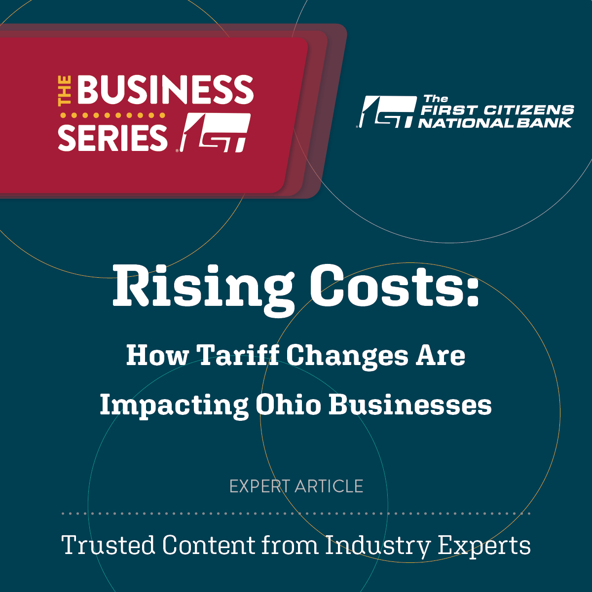 FCNB's tweet image. Ohio businesses are facing new financial challenges as tariff changes drive up costs across various industries. We understand the pressures local businesses are facing and want to provide some insight on how to navigate these challenges. tinyurl.com/2kkkd4sa