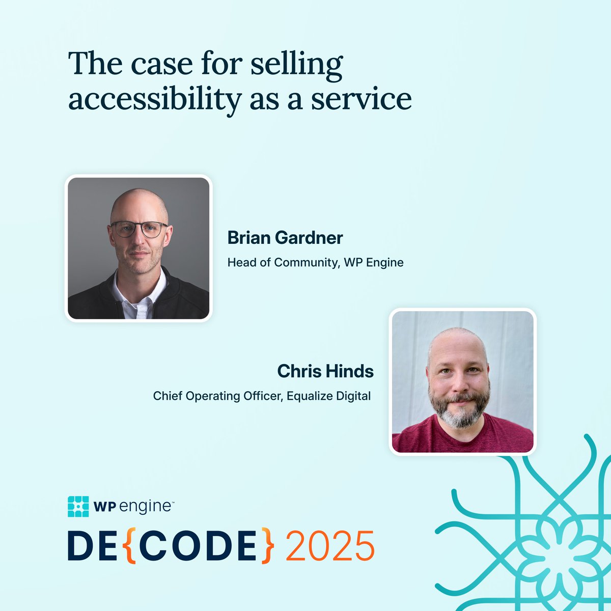 wpengine's tweet photo. DE{CODE} 2025 is just around the corner! With dedicated tracks for developers, agencies, and marketers, we're bringing together the WordPress community to explore what's working, what's next, and what's possible. Here’s a sneak peek at some of the sessions you won’t want to miss. 

RSVP: https://t.co/OB2QeTVaMF