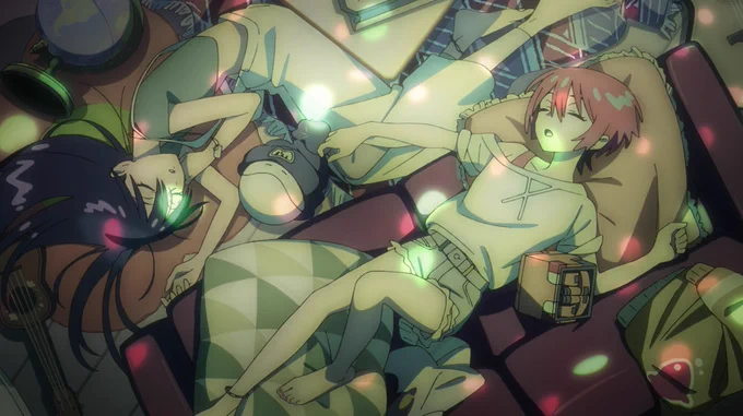Watching the new  GQuuuuuuX because Suisei sang the ED but I get unexpectedly cute besties dynamic as a bonus. I am fed. 