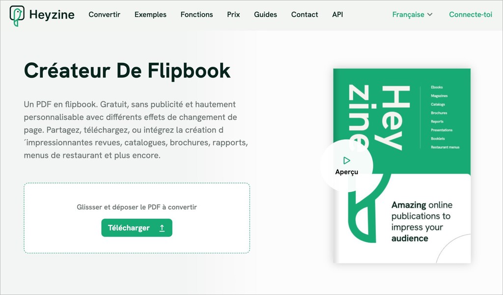 outilstice's tweet image. Heyzine est un formidable outil pour donner vie à un journal scolaire ou à un magazine à partir d'un Pdf.

Read more 👉 lttr.ai/AdZ5a

#interactif #flipbook