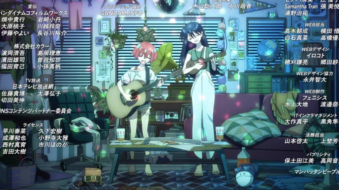 Watching the new  GQuuuuuuX because Suisei sang the ED but I get unexpectedly cute besties dynamic as a bonus. I am fed. 