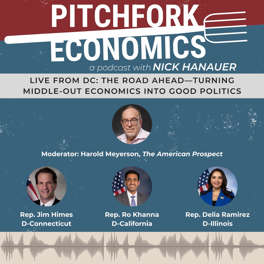 Civic Action (@civicaction) on Twitter photo This week, <a href="/PitchforkEcon/">Pitchfork Economics</a> brings you inside the 2025 Middle Out Economics conference, where the message to mainstream Democrats was clear: Go big or get out of the way.
🎧Listen at the following link: bit.ly/MOConf2025 This week, <a href="/PitchforkEcon/">Pitchfork Economics</a> brings you inside the 2025 Middle Out Economics conference, where the message to mainstream Democrats was clear: Go big or get out of the way.
🎧Listen at the following link: bit.ly/MOConf2025