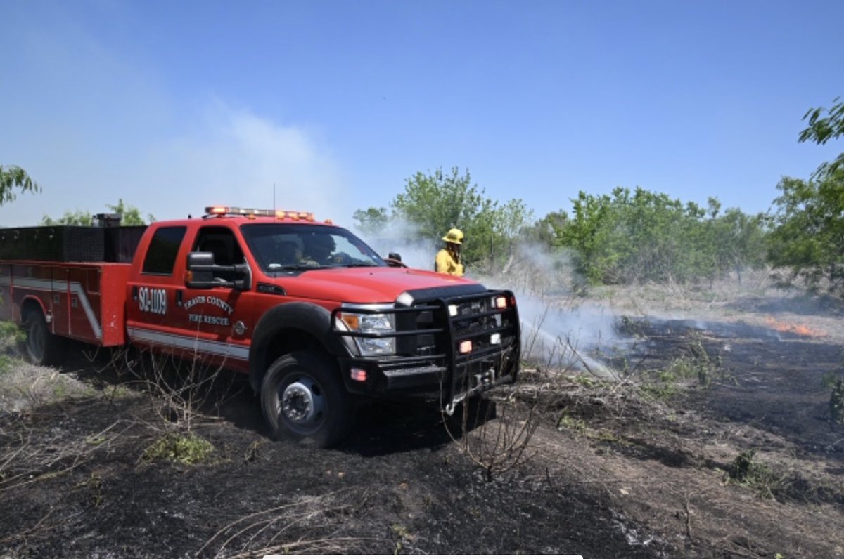 Fire in Uhland was 2.6 acres caused by outdoor burning - no structures damage, no injuries - fire is contained and in mop up.