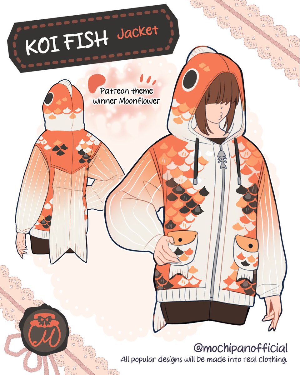 mochipanco's tweet photo. What about a jacket version? ❤️ https://t.co/pmtLhGhZ5w