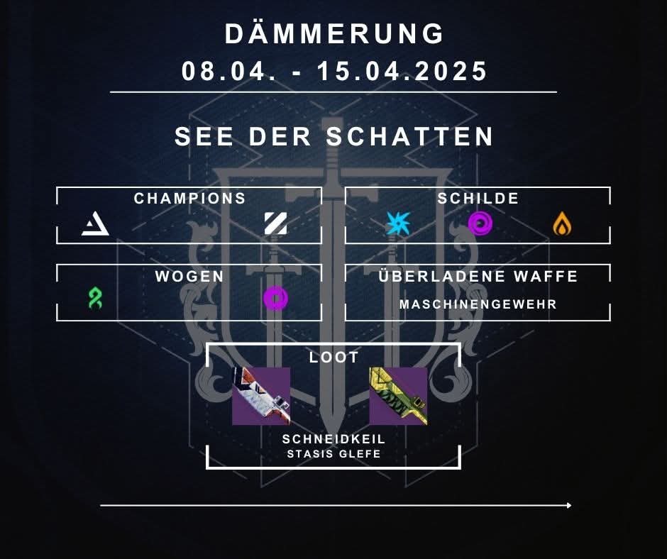 DestinyblogDe's tweet photo. Diese Woche bei Destiny.
#Destiny2 #destinyblogde #reset #heresy #ketzerei #finaleform #finalshape https://t.co/IxyimNHkKu