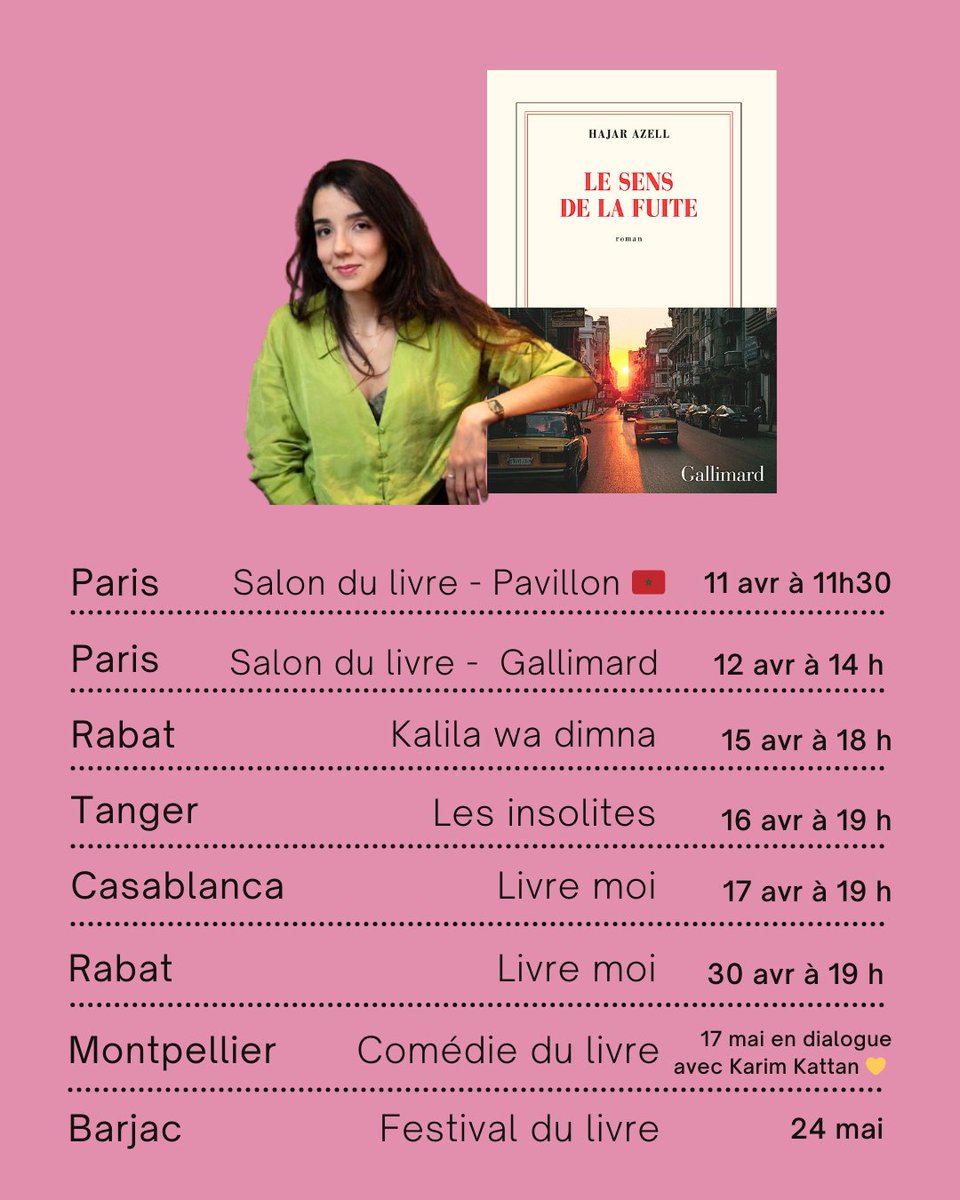 AzellHajar's tweet photo. Le sens de la fuite à #Paris #Rabat #Casablanca #Tanger #Montpellier et #Barjac
Faîtes signe ! https://t.co/pVF7elfKnu