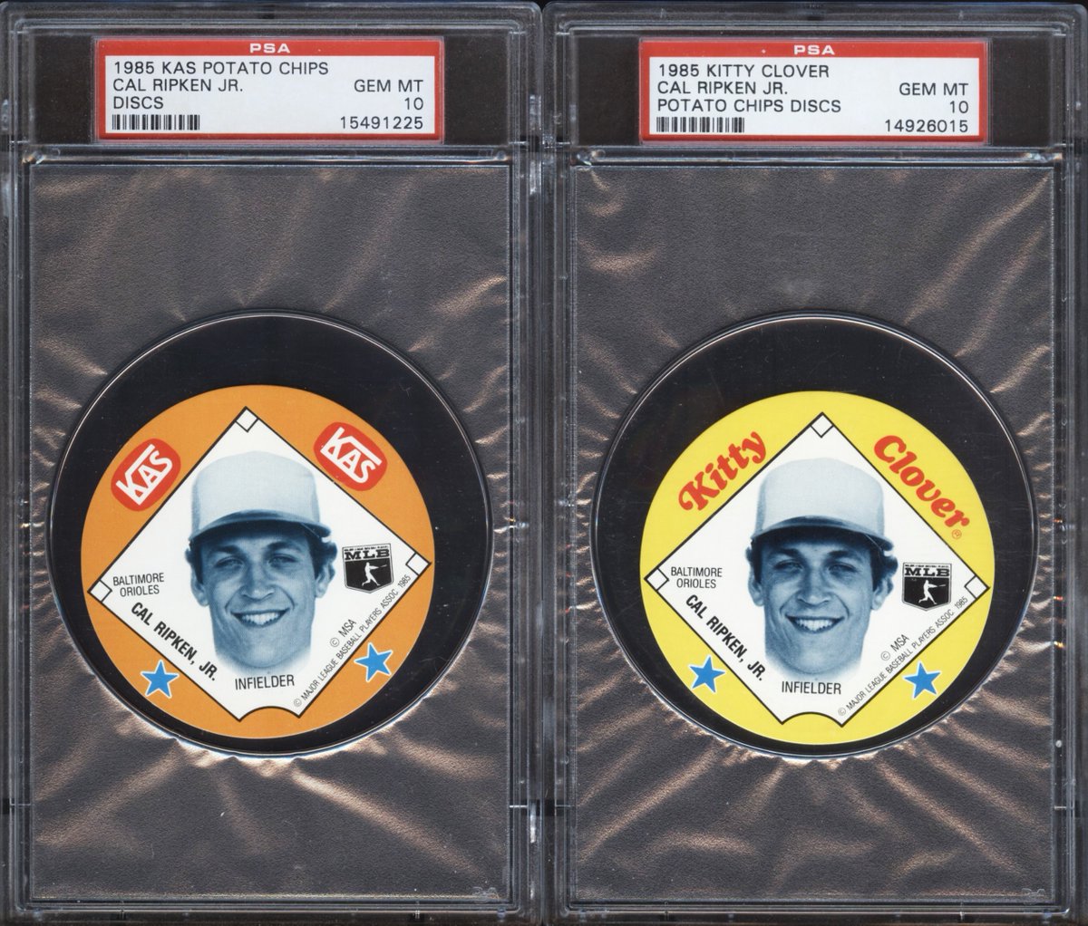 I've always loved oddball disc cards, here's 2 of my favorites that I own:
#CalRipken #thehobby