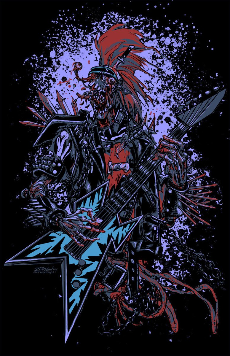 Zornow13's tweet image. It’s #PortfolioDay 
I’m Jeff Zornow (must be destroyed!) I do a lot of #comic #sequential #art as well as #illustration for movies, covers, merch.
I do a lot of monster stuff, cuz monsters are the coolest
#zornowmustbedestroyed