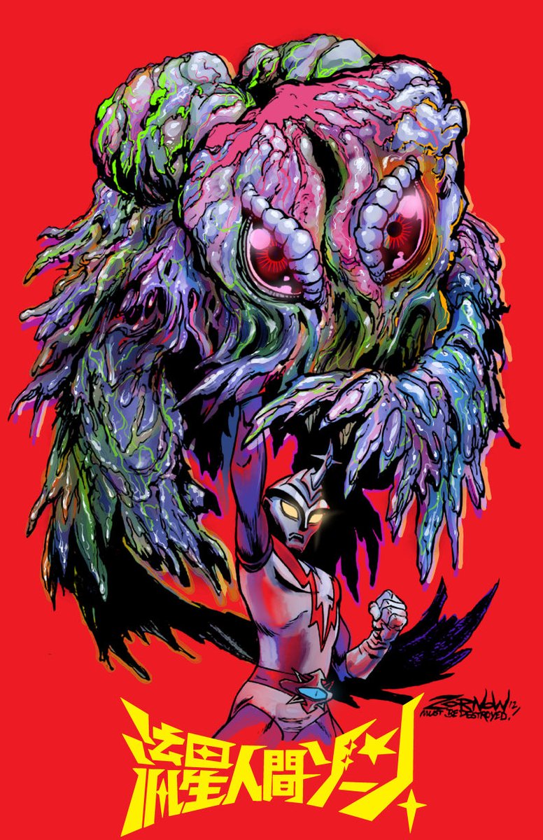 Zornow13's tweet image. It’s #PortfolioDay 
I’m Jeff Zornow (must be destroyed!) I do a lot of #comic #sequential #art as well as #illustration for movies, covers, merch.
I do a lot of monster stuff, cuz monsters are the coolest
#zornowmustbedestroyed