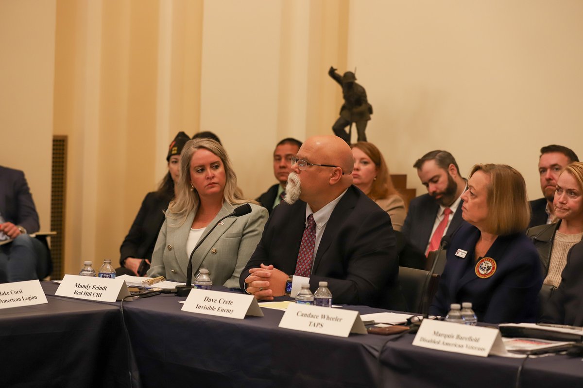 VetAffairsDems's tweet photo. House Democrats hosted a roundtable today with veterans and advocates to highlight often overlooked toxic exposures affecting servicemembers and their families. RM @RepMarkTakano's Honoring Our PACT Act was just the beginning - paying for the cost of war isn't partisan. We're committed to identifying gaps and honoring our promise to those who served our nation.