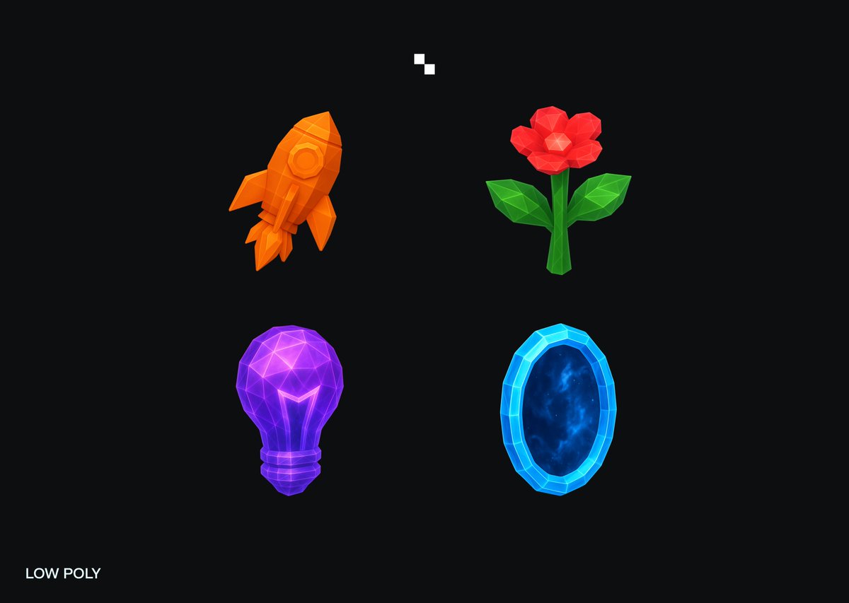 JCKHLRY's tweet photo. Working on this cool low poly prompt. 
Once ready, It will be shared on https://t.co/NFw4rxB9QZ

Makes for some cool web assets 💎 https://t.co/3QuZcieOuq