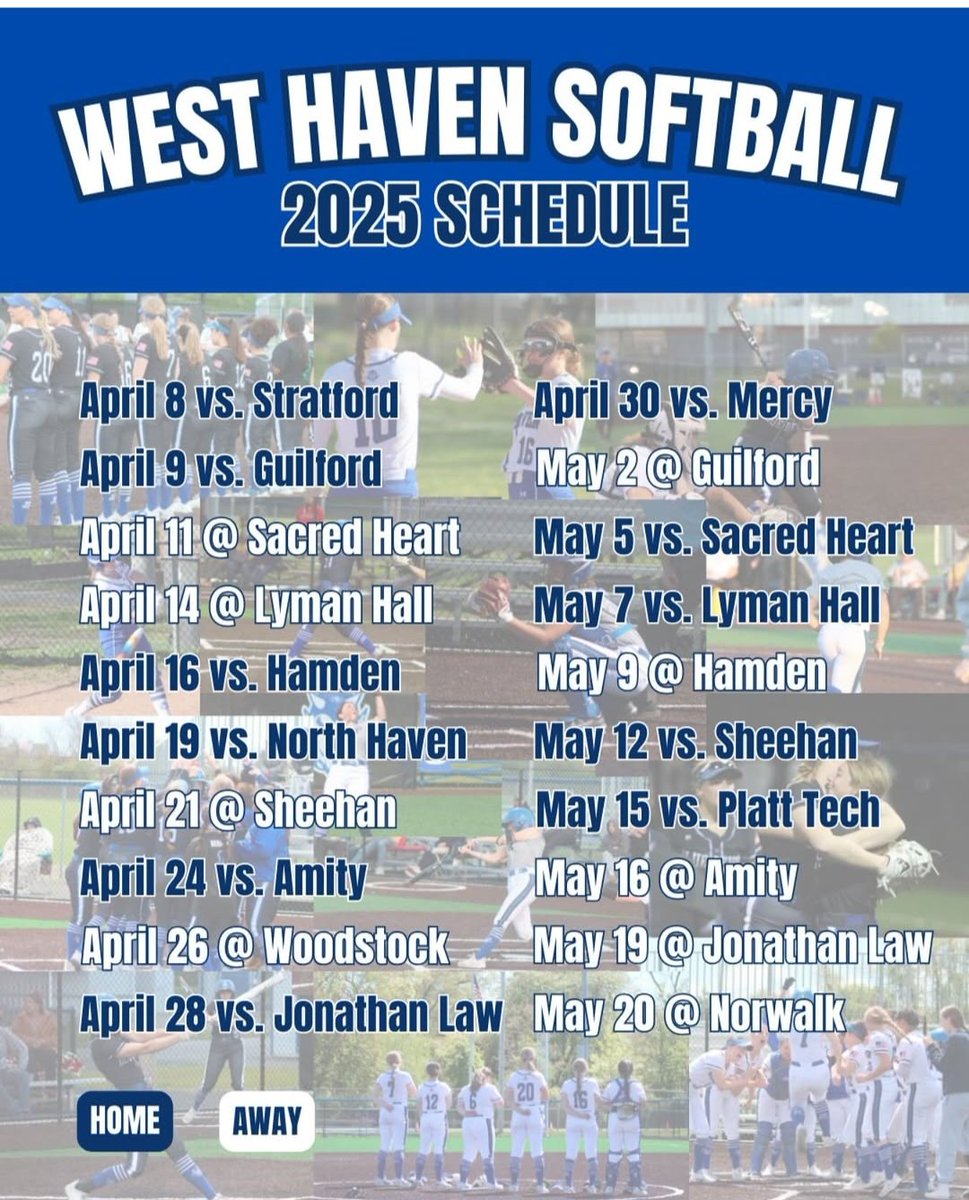 My high school softball schedule....senior year loading...<a href="/07_wildcats/">CT Wildcats - Floyd</a> <a href="/westhavensb/">West Haven Softball</a> <a href="/PC__Athletics/">Purchase College Athletics</a>