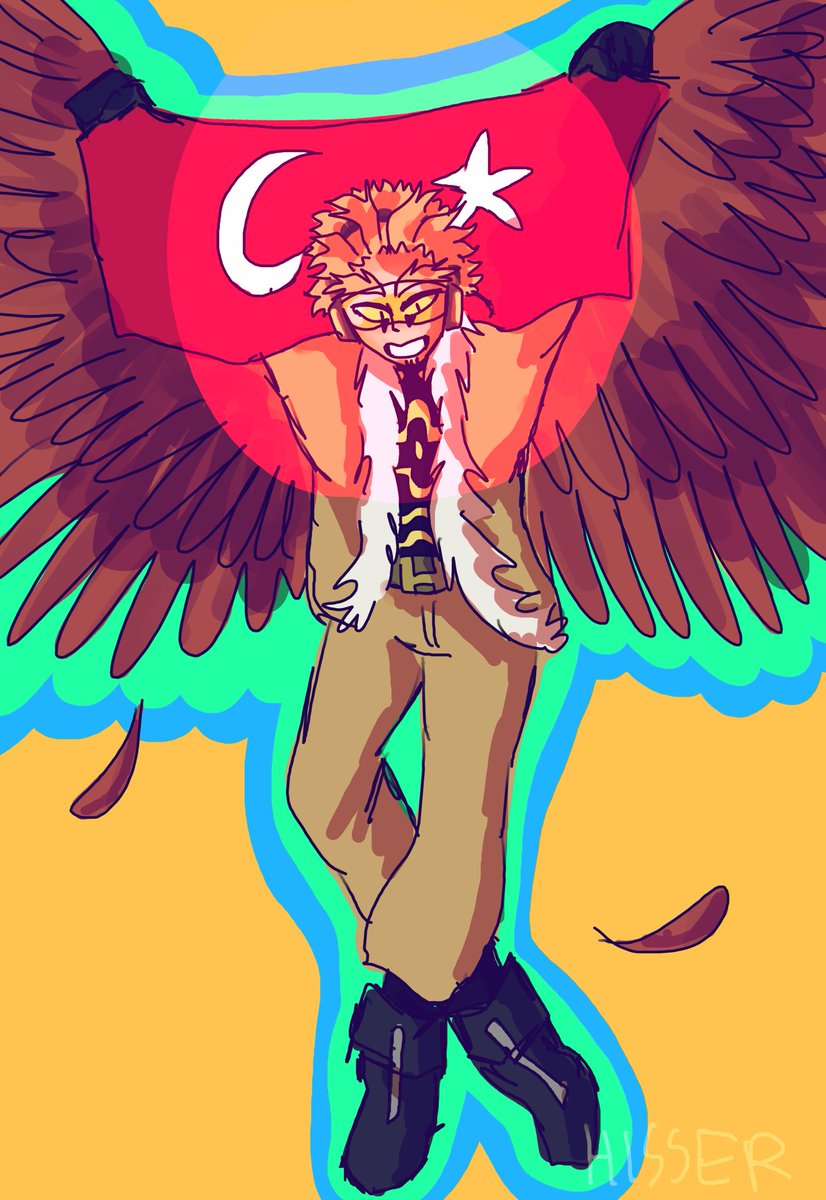 I NEEDED TO JOIN THIS!! Since I’m Turkish and it’s…not really good here 
This is kinda rushed but still, I wanted to draw my wifey