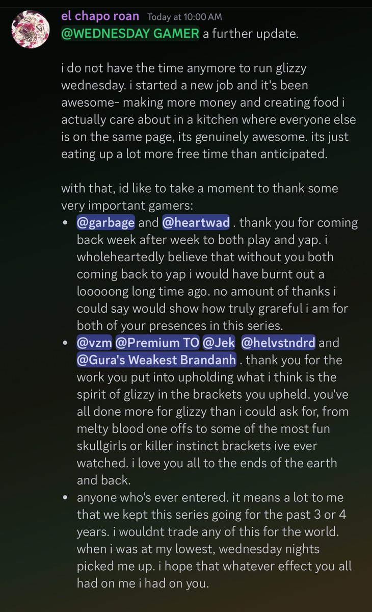 howdy glizzy gobblers, ive got one last update for you. 

ty and ggs.