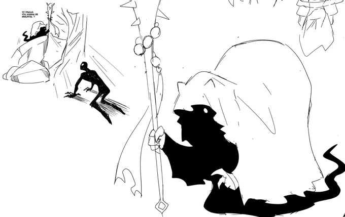 random Grand Regalia lore :
This is the witch that put the immortal curse on Void 10 million years ago,and if you been paying attention to the DLC  bios in one of em she makes an appearance . 
Now the question remains as to whats her deal  ? 