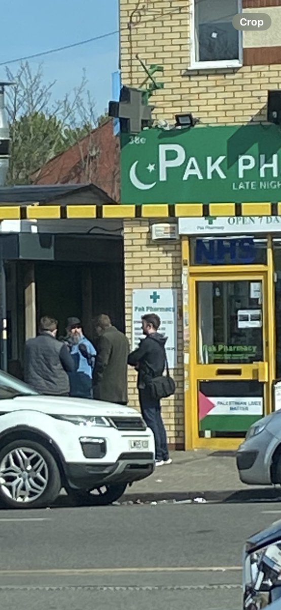 GB News presenter Patrick Christys
 out today alumrock road with his team must probably more bull shit 💩 coming from them 🤯