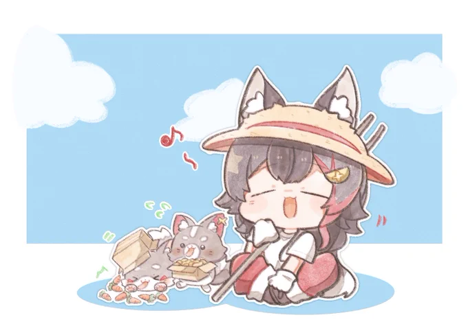 まったりらいふ〜 #みおーん絵 
