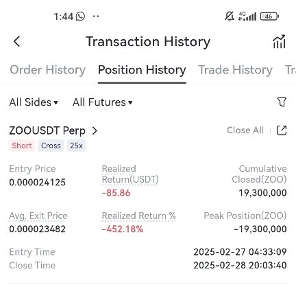 Richard_silay's tweet photo. @Gate_io I entry short but I got minus? Not profit? https://t.co/7w2WY1m4jg