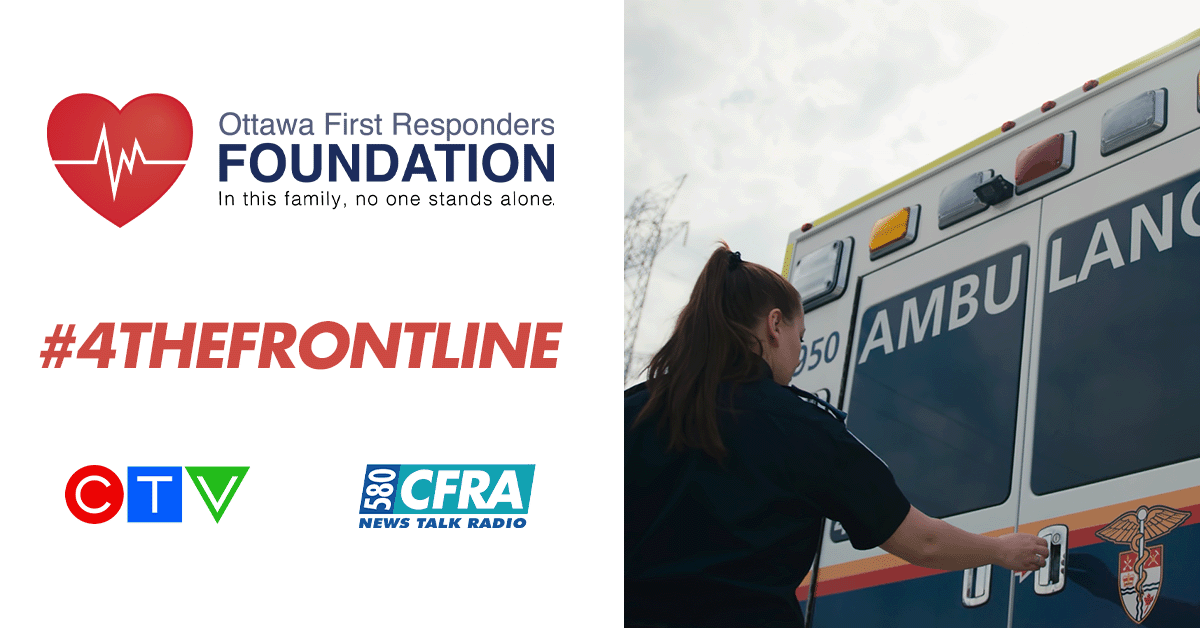 CFRAOttawa's tweet photo. The Ottawa First Responders Foundation provides wellness supports for currently serving and retired Ottawa Fire, Police and Paramedic personnel and their families.

Help support those who are there for you.

For information and to make a donation - visit https://t.co/l9OSi7bLBO https://t.co/blRlNCCXUA