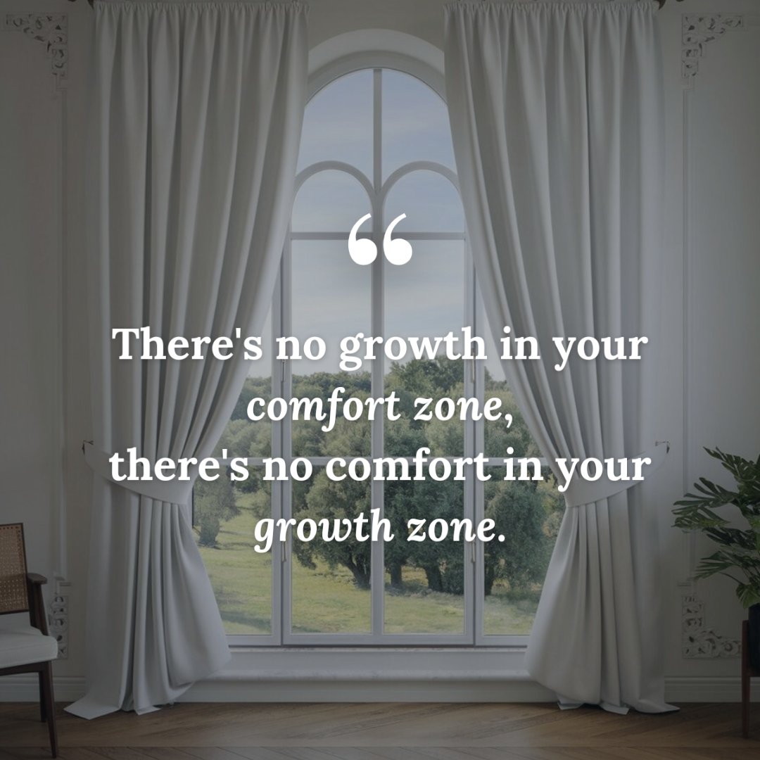 Prevost85's tweet photo. Stepping outside your comfort zone isn’t always easy, but it’s where growth truly happens. Whether it’s taking on a new challenge, embracing a big change, or pushing past fear, every step forward leads to something greater.

#comfortzone #growth #personalgrowth https://t.co/kZAXTUdsUL