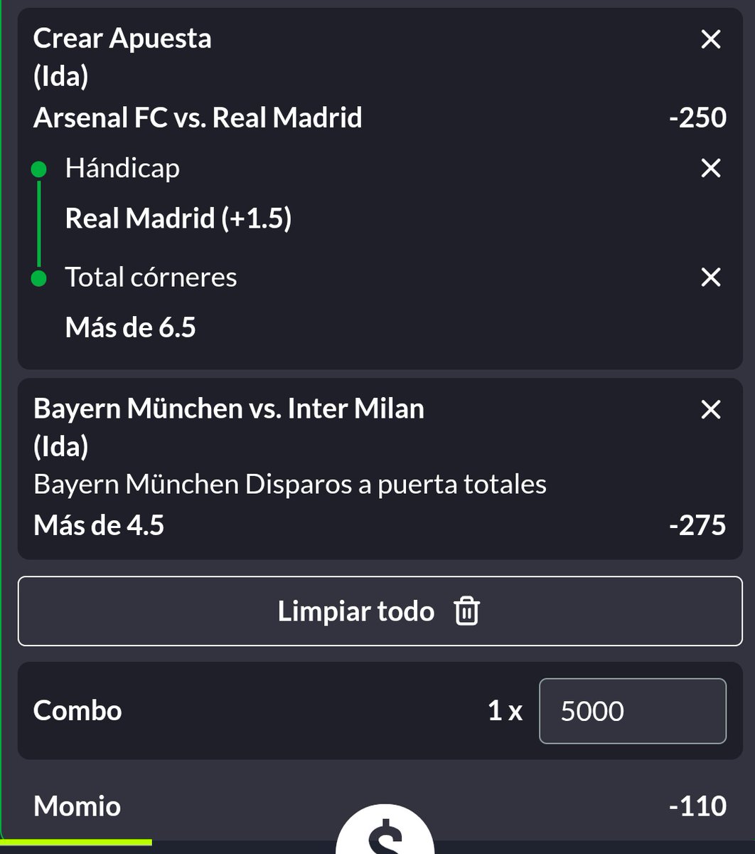 RMPICKSOCCER's tweet photo. Una combinada para dejarle caer hasta la suegra 🤑🤑🤑 https://t.co/Mz3TWifxsq