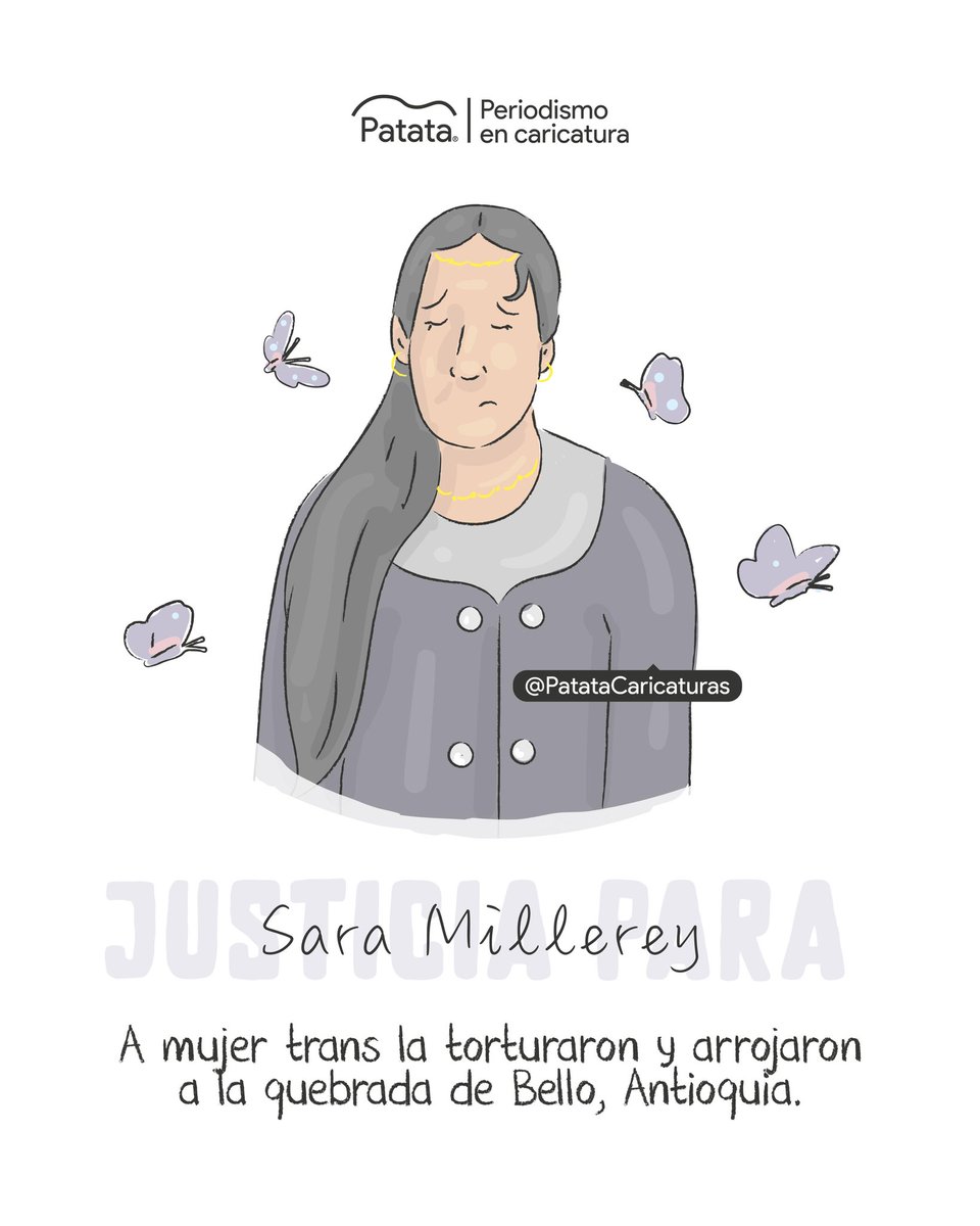 Justicia para Sara Millerey, mujer trans torturada y asesinada en Bello, Antioquia 💔
🧵