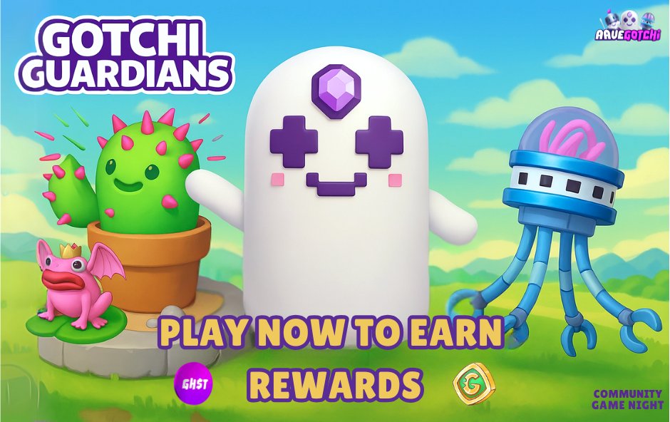 Goobz แตแต (@goobzgg) on Twitter photo Join us in the <a href="/gotchiguardians/">Gotchi Guardians ๐ปโ๏ธ๐
</a> discord for our 2-hour casual game sessions, every Tuesday at 3pm EST!!
Starting in 10 minutes. Prize raffle for participation!
Cya there ๐ซถ Join us in the <a href="/gotchiguardians/">Gotchi Guardians ๐ปโ๏ธ๐
</a> discord for our 2-hour casual game sessions, every Tuesday at 3pm EST!!
Starting in 10 minutes. Prize raffle for participation!
Cya there ๐ซถ