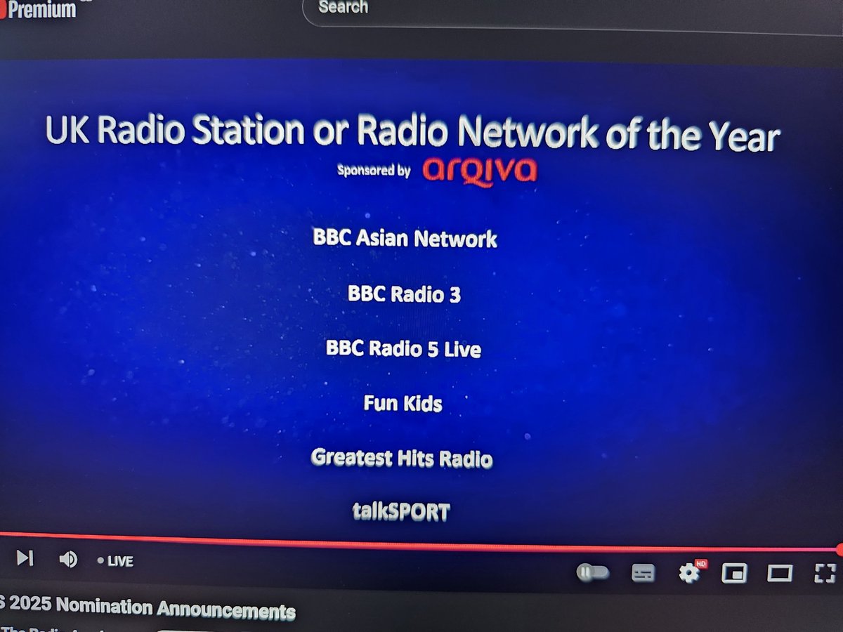 Pretty happy with that... Testament to the bloody hard work of the <a href="/MattChorley/">Matt Chorley</a> team, and Matt himself... And the wider station...

#ARIAS