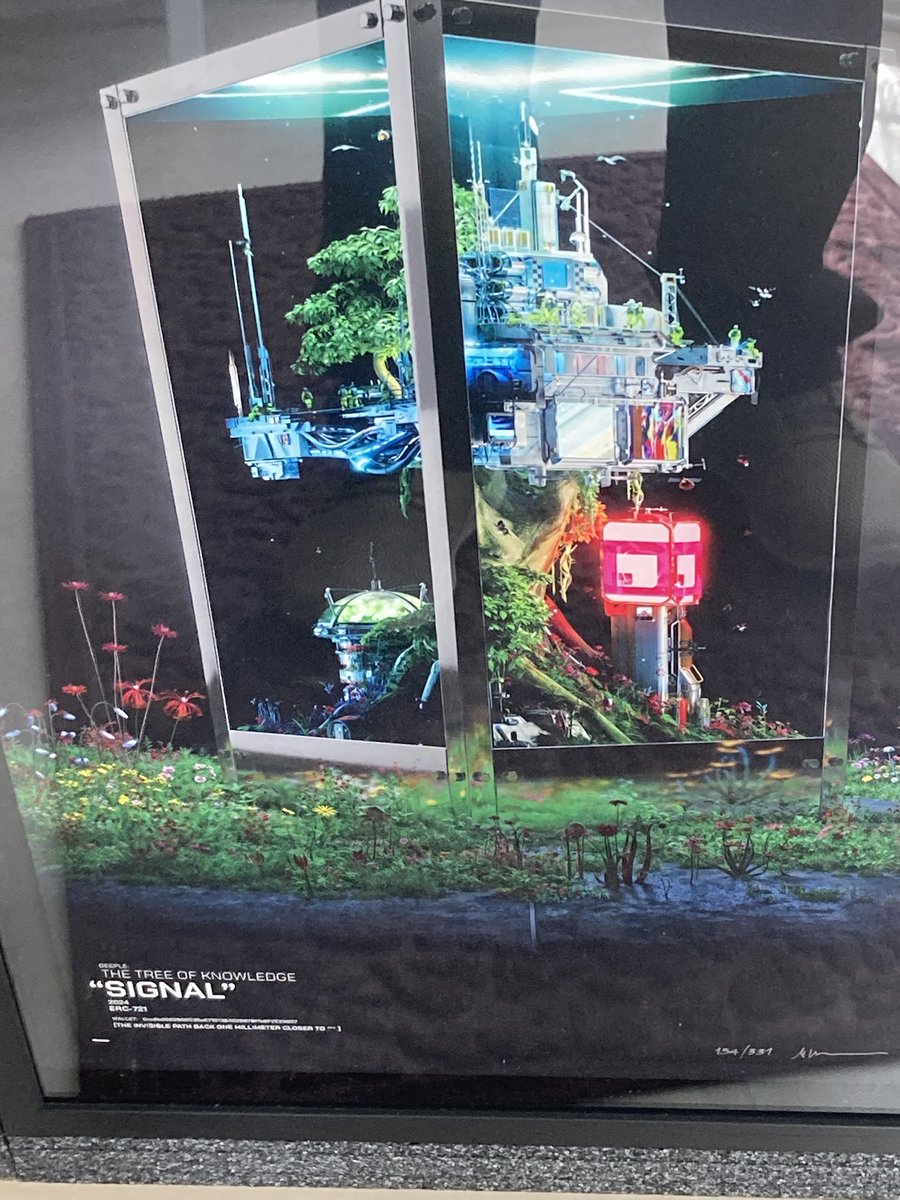 tdoyle501's tweet photo. @avant_arte best print yet 
Looks fantastic !!! And means so much to me 
Thanks to all at avant- art and of course Beeple @beeple https://t.co/5QGLz8etII