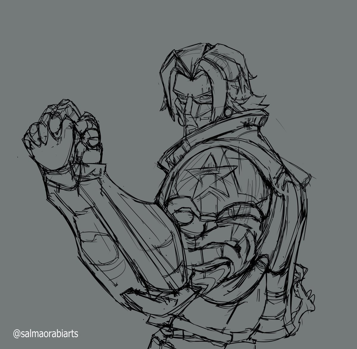 My study of <a href="/MarvelRivals/">Marvel Rivals</a> art style 
#wintersoldier #MarvelRivalsfanart