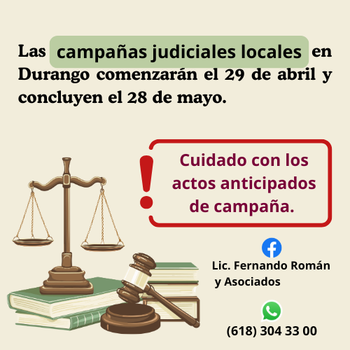 DespachoRq's tweet photo. ATENCIÓN CANDIDATOS JUDICIALES LOCALES 🫨 https://t.co/Xeu5iLwEPF