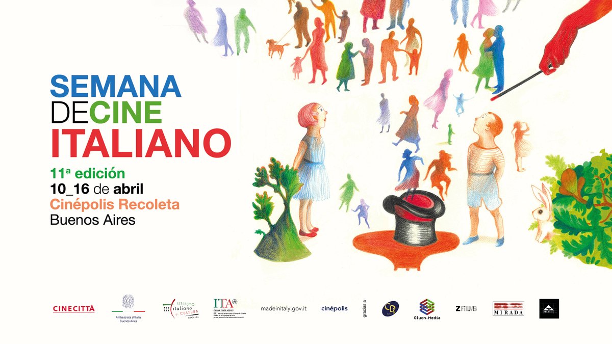 📣🇮🇹 Del 10 al 16 de abril 2025 vuelve la Semana de Cine Italiano🎬✨La 11° edición llega con la presencia de figuras como Ferzan Ozpetek 🎥, Margherita Vicario 🎶, directora de Gloria!, y Maura Delpero .🎟️ Info y entradas: cinepolis.com.ar/muestras-y-fes…
