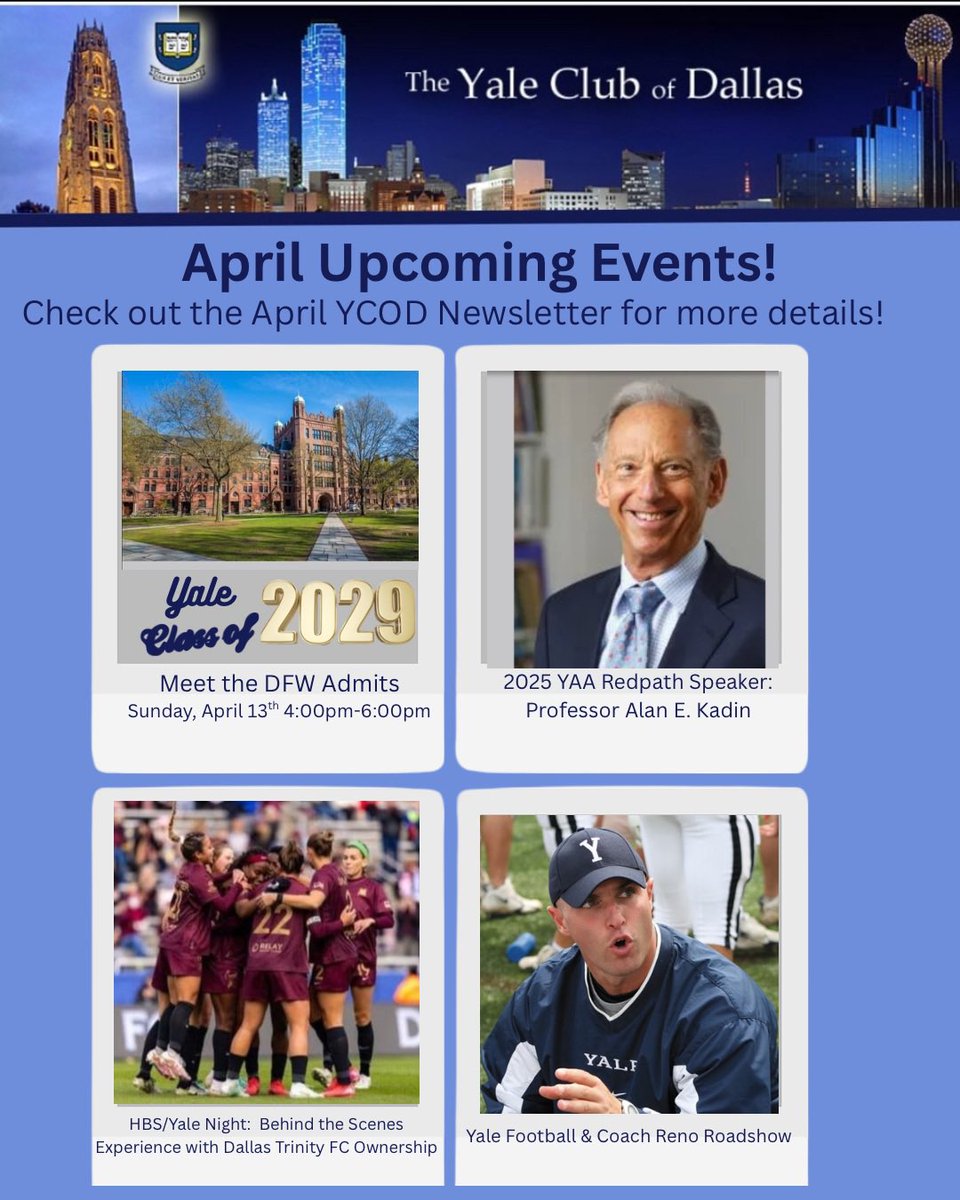 Yale Club of Dallas (@YaleDallas) / Posts / X