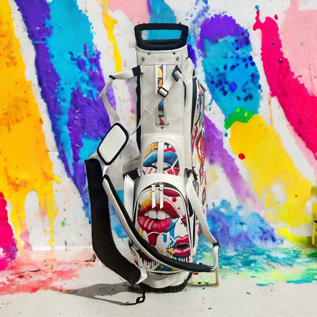 Garlic_Designs's tweet photo. A sample made of a concept golf bag I designed for an upcoming Irish Golf brand
This design was based off a Melting Lips mural I produced a few years back for. The concept was street art focused and very 'out there'. Looking to bring something very different to the golf course! https://t.co/35Ycr7NOy1