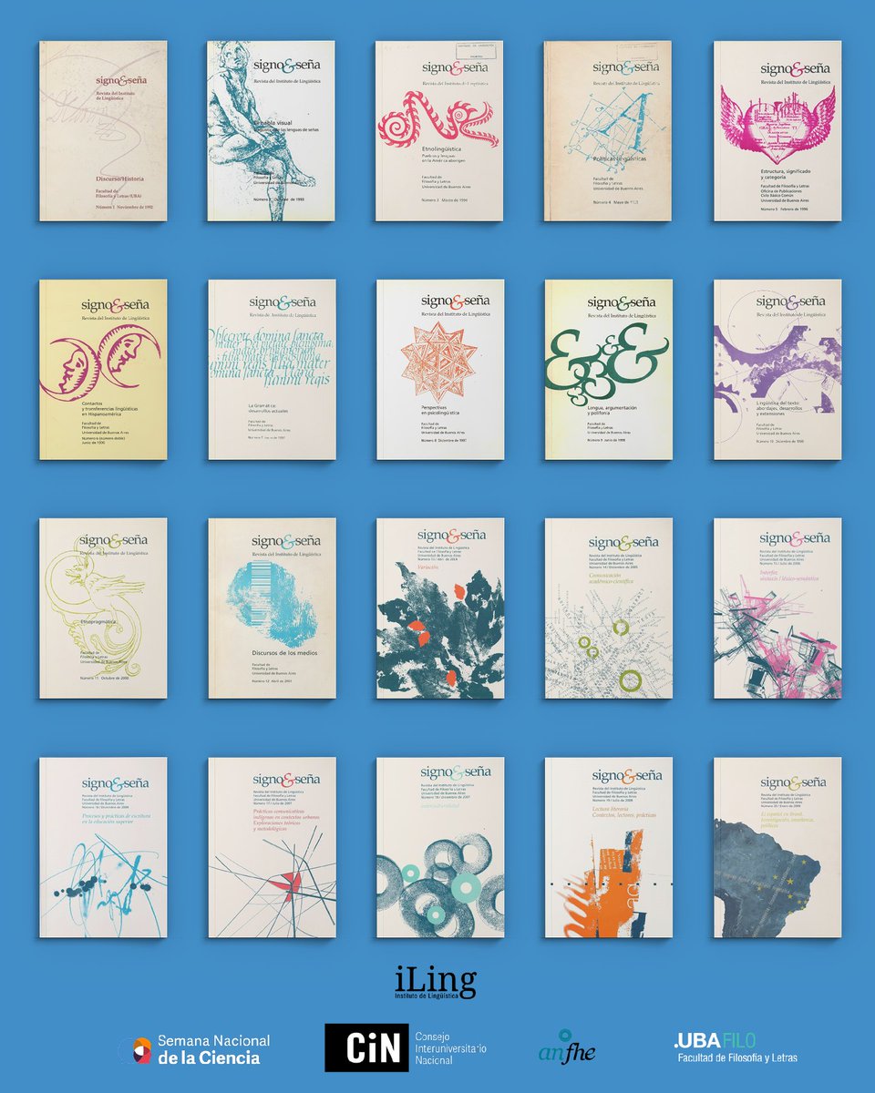 ILinguistica's tweet photo. Signo y Seña es la revista del Instituto de Lingüística. Publica investigaciones originales en español y portugués, con secciones temáticas, artículos libres, reseñas y más.
👇
Accedé a todo el contenido en acceso abierto: https://t.co/IznxmY3lCy
#semanadelaciencia #openjournal https://t.co/cU231CeFnQ