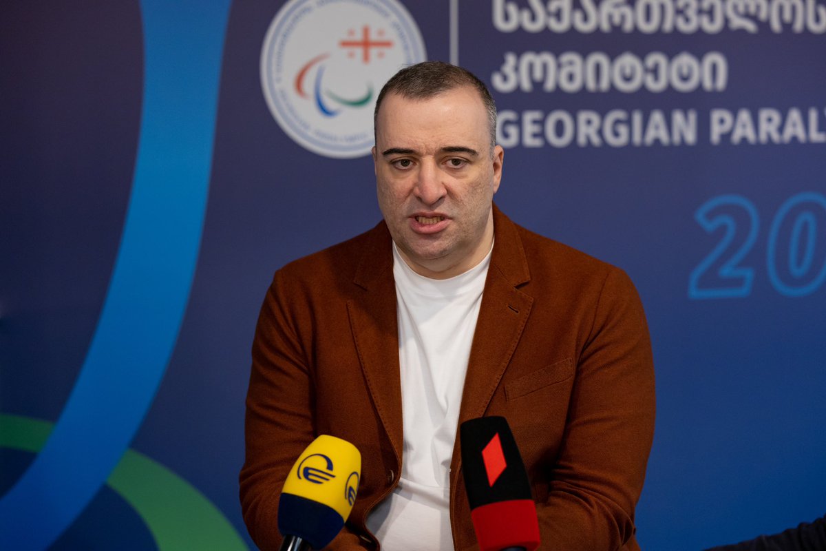 GeorgianParaly1's tweet photo. Rati Ionatamishvili has been re-elected as President of the🇬🇪ParalympicCommittee for a second term,continuing his leadership since 2020.His presidency is closely associated with the significant advancement and historic achievements of the 🇬🇪Paralympic movement. @Rionatamishvil1 https://t.co/a63JO324jo