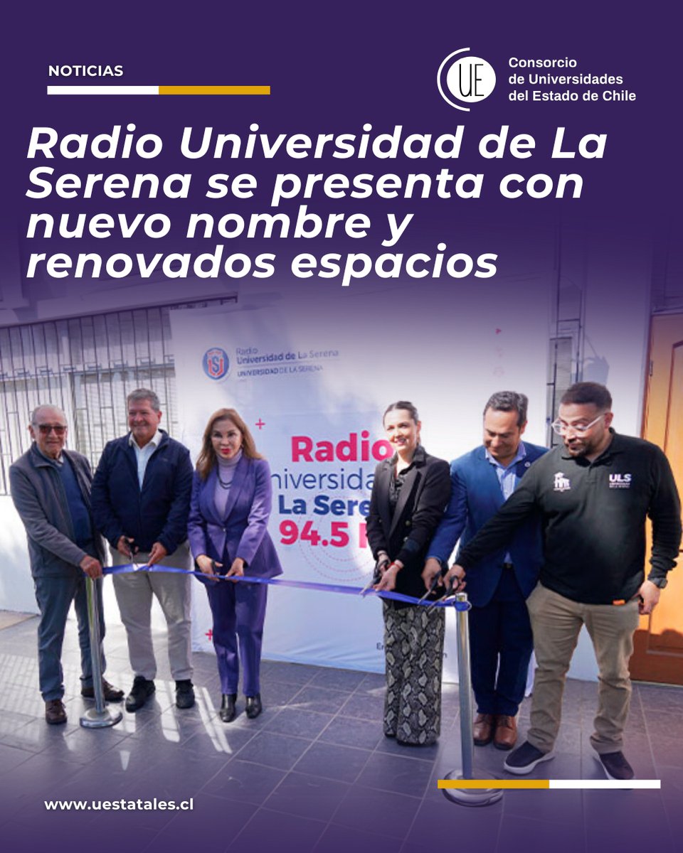 📻 Radio Universidad de La Serena es el nuevo nombre que desde ahora identifica a la histórica emisora universitaria con más de 60 años de trayectoria.

Lee la nota ➡ buff.ly/thDIK5K