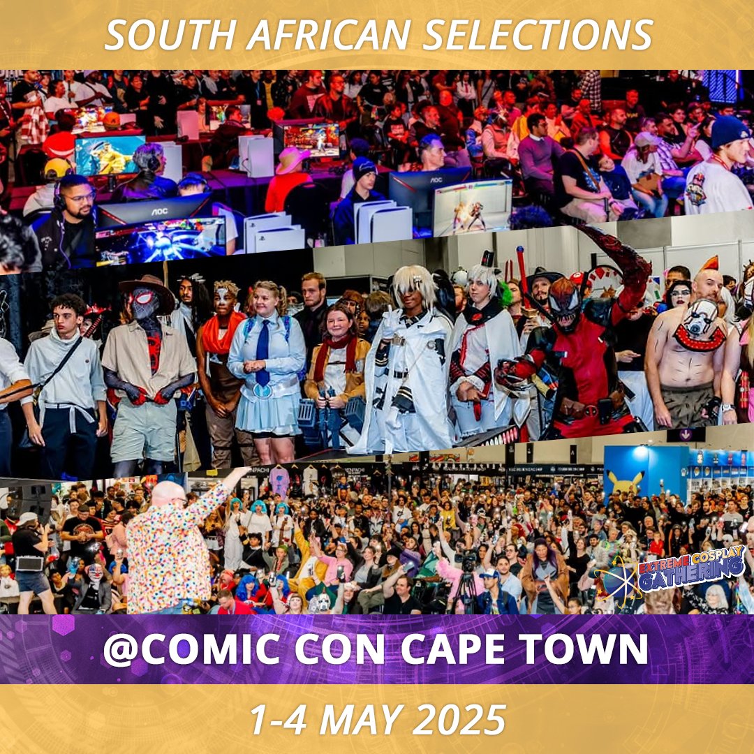 It's always a unique moment when we have our first selections in a new country and in 2 weeks South Africa will select their first ECG representatives at <a href="/ComicConAfrica/">Comic Con Africa</a> ! We can't wait to welcome them at <a href="/japanexpo/">Japan Expo ⛩🗼</a> 
#ecgfinals #japanexpo #season13