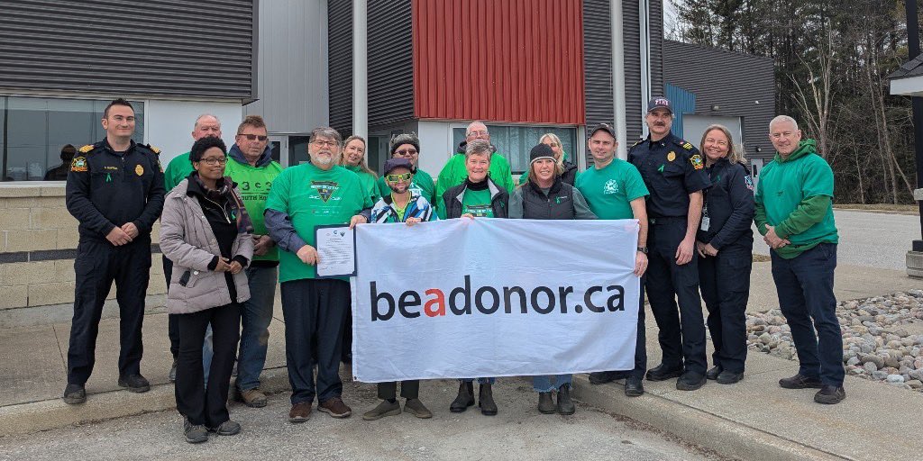 Clearview Township (@clearview_twp) on Twitter photo At a flag raising yesterday, <a href="/ClearviewMayor/">Mayor Doug Measures</a> Doug Measures honoured <a href="/GreenShirtDay/">Green Shirt Day</a> and proclaimed April as Be A Donor Month in #Clearview. Learn more about the gift that Donors provide by visiting beadonor.ca At a flag raising yesterday, <a href="/ClearviewMayor/">Mayor Doug Measures</a> Doug Measures honoured <a href="/GreenShirtDay/">Green Shirt Day</a> and proclaimed April as Be A Donor Month in #Clearview. Learn more about the gift that Donors provide by visiting beadonor.ca