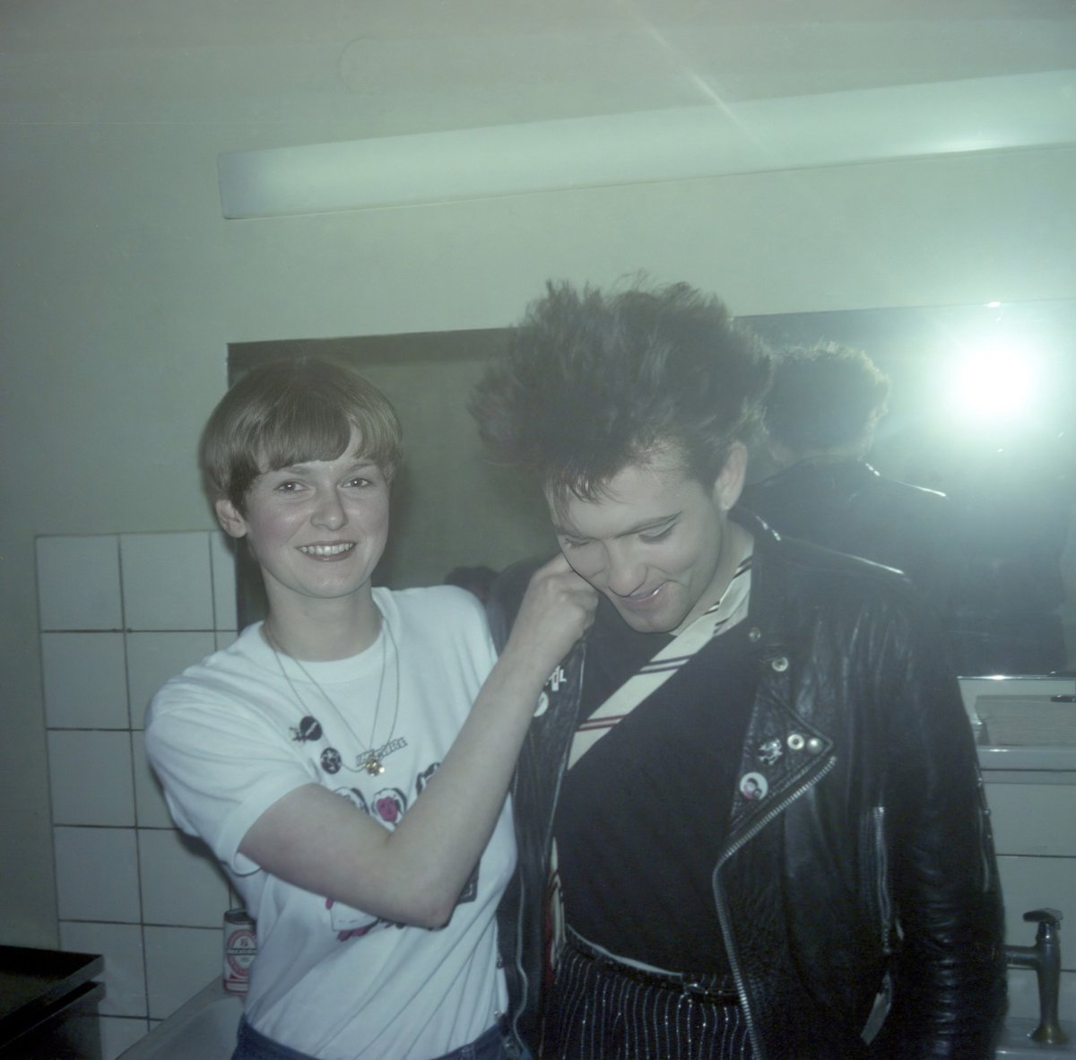 "Stored away for 30 years, Alison O’Neill’s unseen 1980s rock concert  photographs go on show (2022)." ―Robert Smith w/Alison 1981