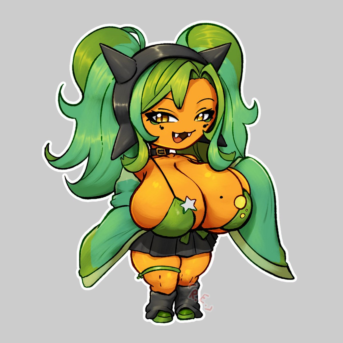 Assortment of titty chibis