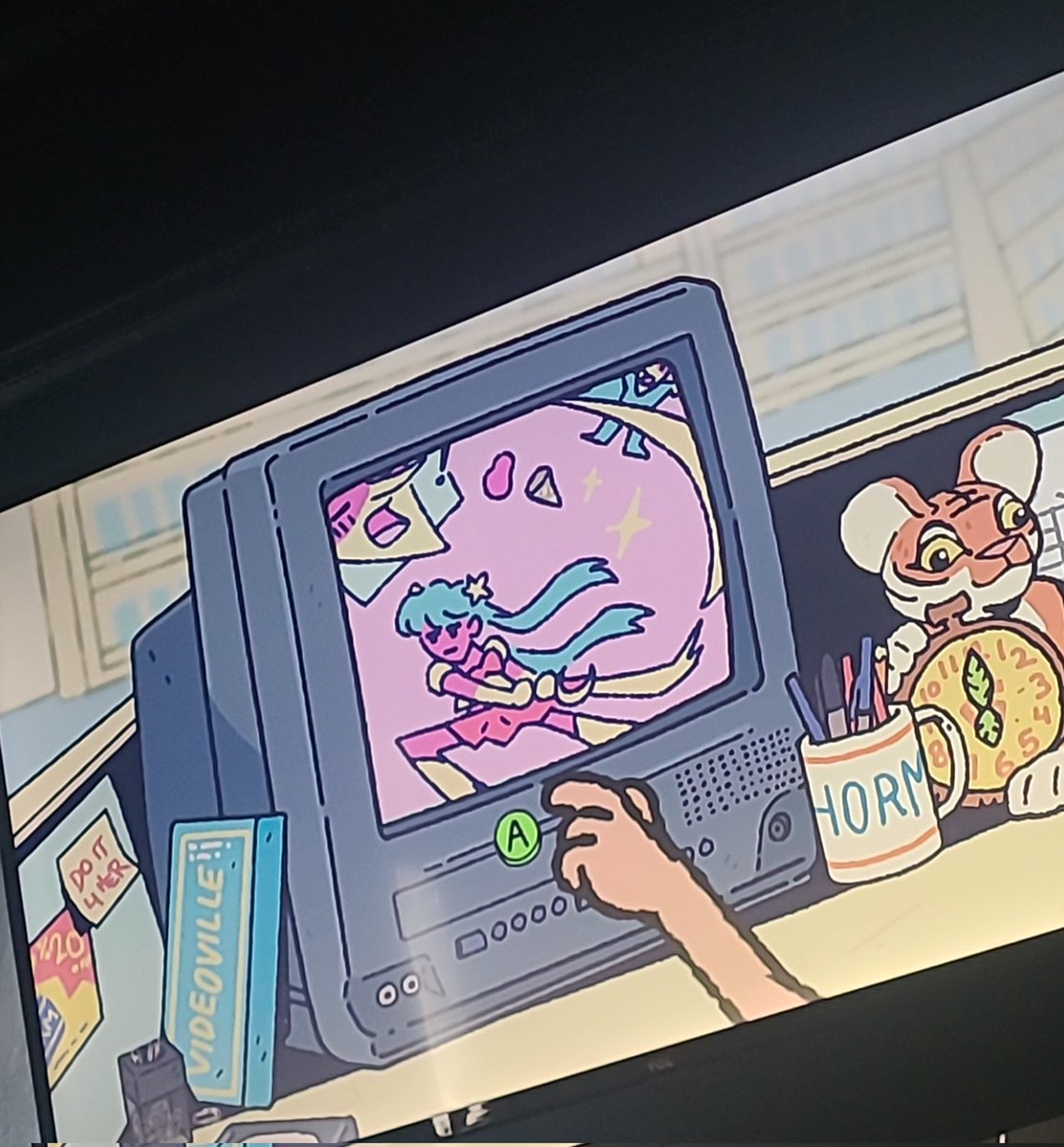 sailorvictoria's tweet photo. I finished #TheBigCon over the weekend and was happily surprised with a Sailor Moon (aka Moon Girl) reference 😂 Love seeing Sailor Moon references in video games! 💖✨️ @MightyYell @skyboundgames https://t.co/bqJAL8fzCh
