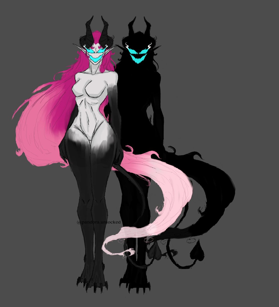 Liliths demonic form💜
One of her abilities: eating souls

#digitalart #DigitalArtist #ocart #oc