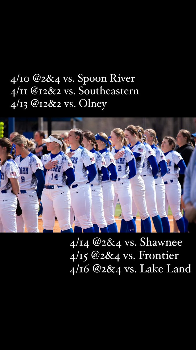 SWIC Softball (@swicsoftball) on Twitter photo Lots of games coming up due to prior rain outs. These are our upcoming home games. Support your blue storm!💙 <a href="/SwicAthletics/">SWIC Blue Storm Athletics</a> Lots of games coming up due to prior rain outs. These are our upcoming home games. Support your blue storm!💙 <a href="/SwicAthletics/">SWIC Blue Storm Athletics</a>
