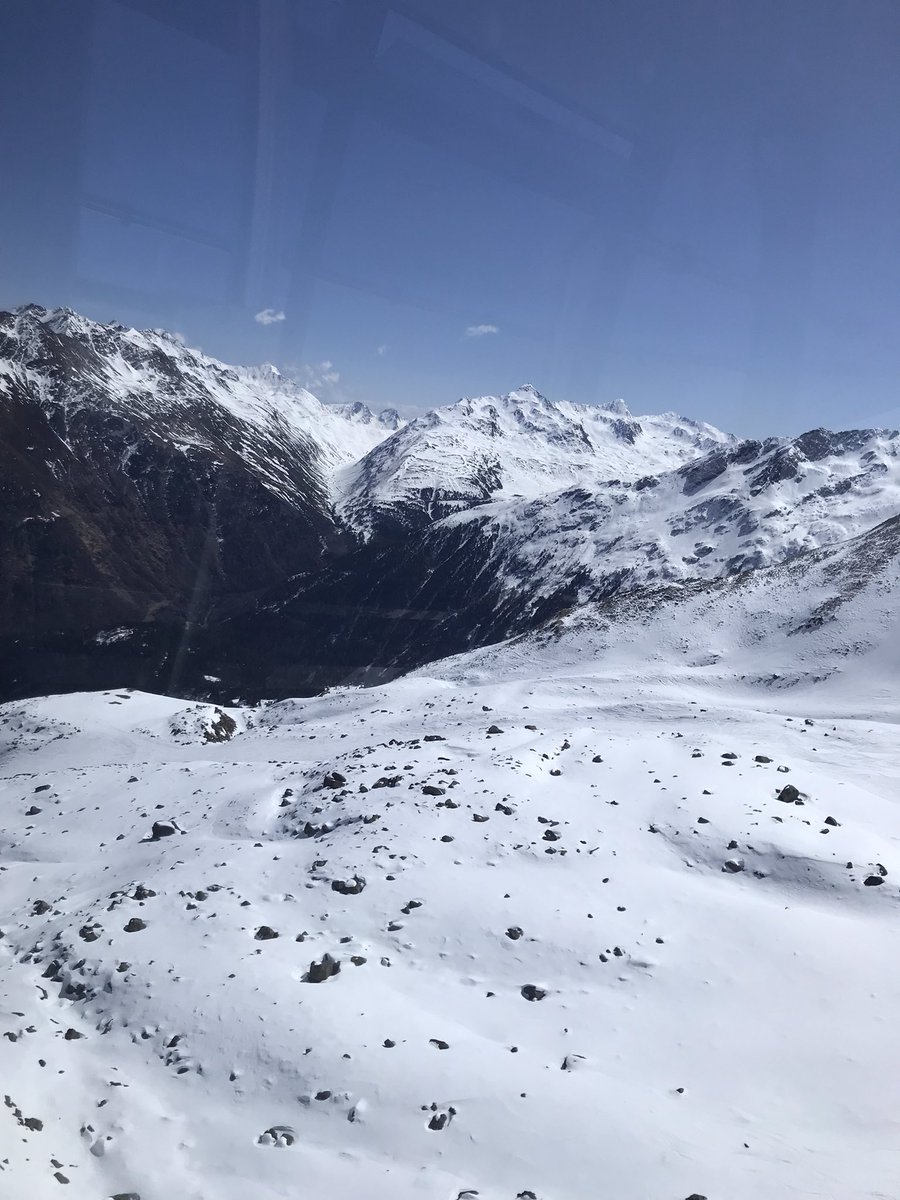 I made it to the top of the mountain. James Bond style dinning as we treated ourself to a mocktail in the 007 bar. What a view. Thanks to all the amazing wonderful skiers who helped me up it was worth the view.